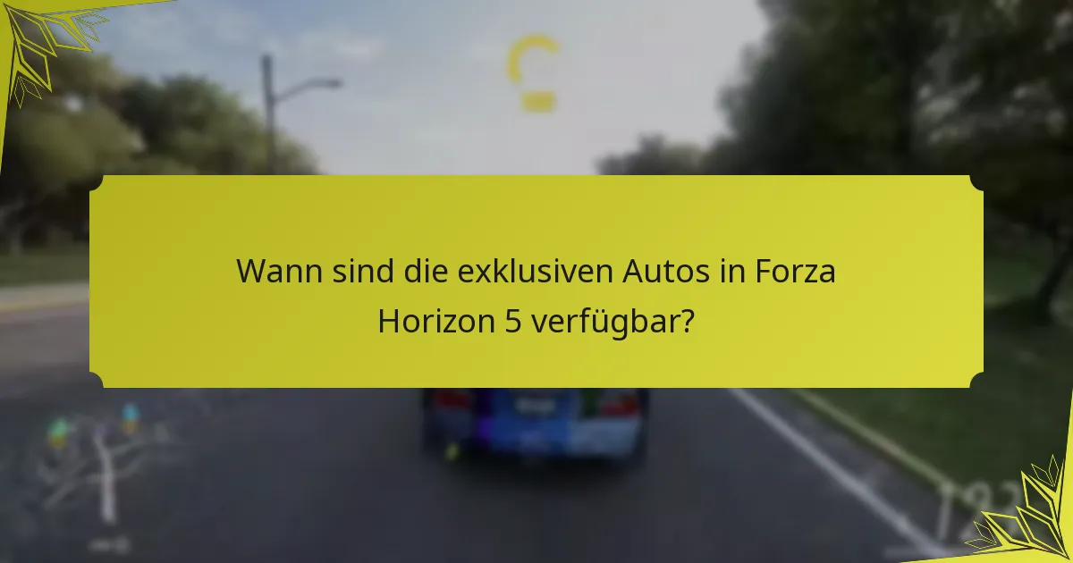 Was sind die Freischaltkriterien für Xbox Game Pass-exklusive Autos?