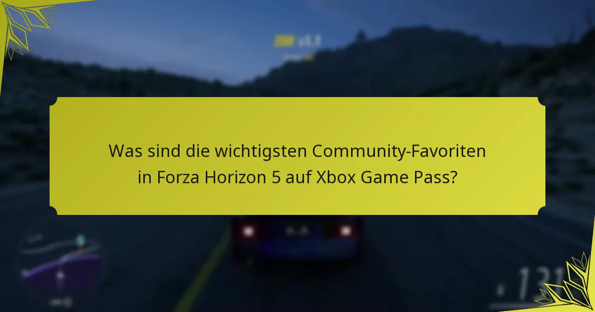 Welche Gegenstände verbessern das Forza Horizon 5 Erlebnis auf Xbox Game Pass?