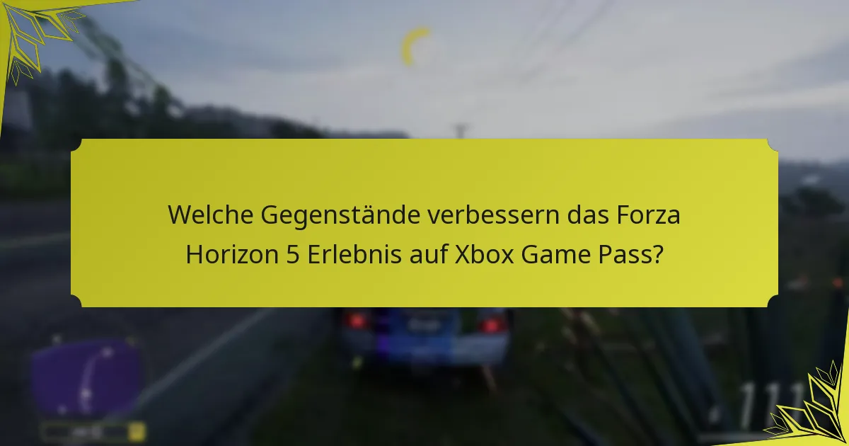 Welche Gameplay-Mechaniken definieren Forza Horizon 5 auf Xbox Game Pass?