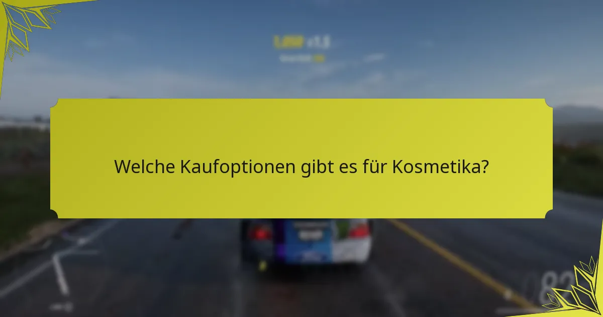 Welche Kaufoptionen gibt es für Kosmetika?