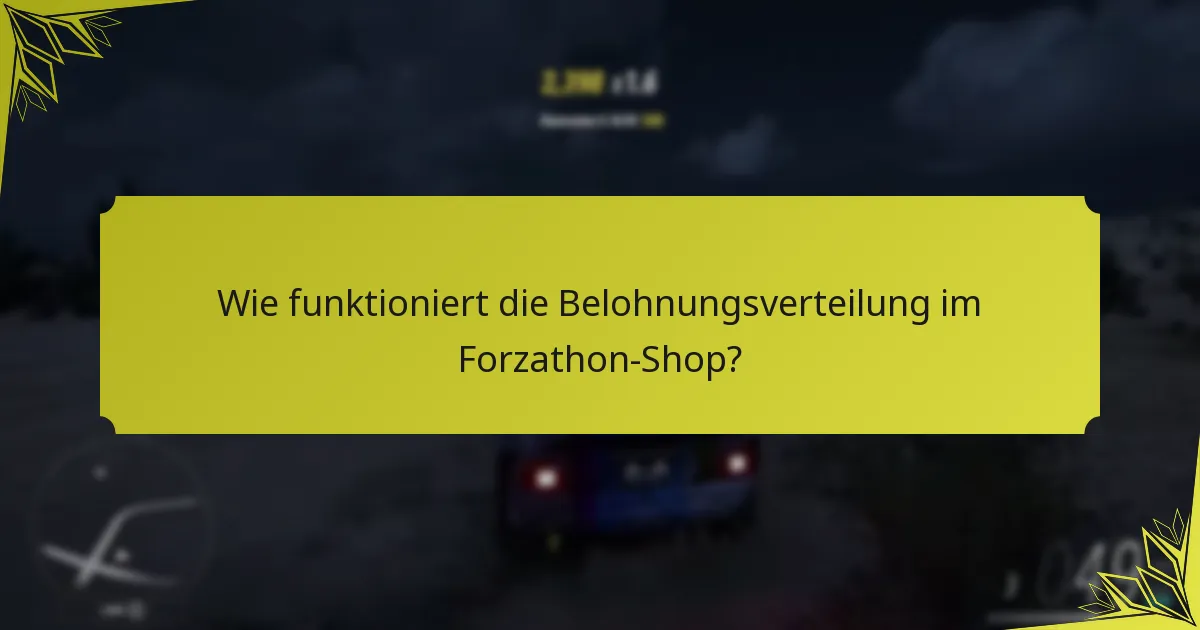 Was sind die Unterschiede zwischen Forzathon-Shops in verschiedenen Saisons?